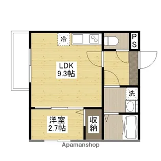トラスティレジデンス地御前 西館【3階】の間取り