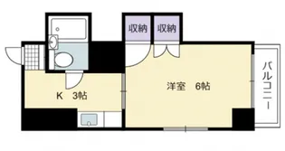 1Kの間取り画像