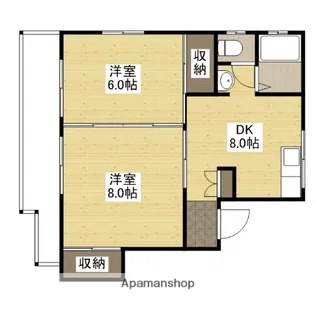 メゾン幸【3階】の間取り