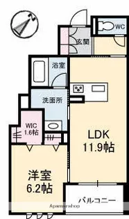 リアン古江【2階】の間取り