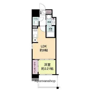 LiveCasa土橋【12階】の間取り