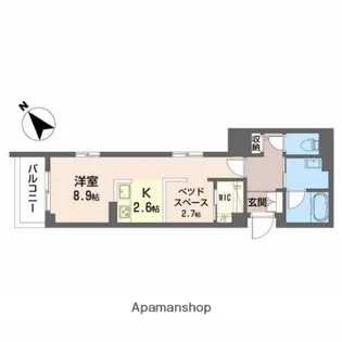 広島県広島市西区庚午北3丁目【アパート】の間取り