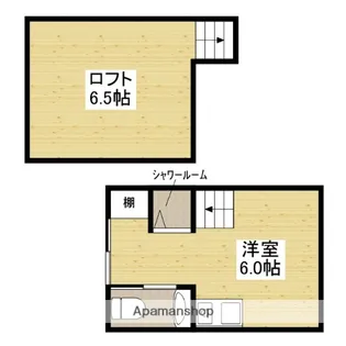 シェアハウジングおおまち【3階】の間取り