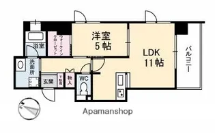 リラクオーレアクラス【2階】の間取り