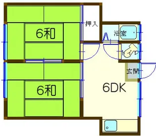河村荘【101号室号室】の間取り