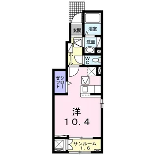 L.ラシック 古市橋【1階】の間取り