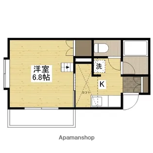 1Kの間取り画像