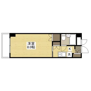 井口クイーンズコート【213号室号室】の間取り