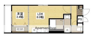 MOVE楽々園WEST【1階】の間取り