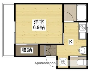 WEST.VILLAGE【2階】の間取り