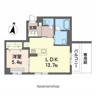 コンフォーザ【1階】の間取り