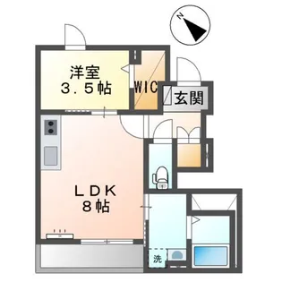 ヤングプリンス【1階】の間取り