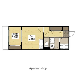 アレグリア広島駅東【3階】の間取り