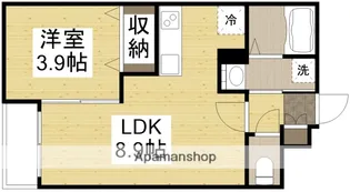 月光安芸中央弐番館【1階】の間取り