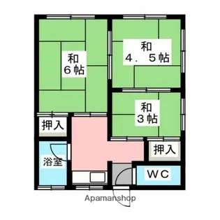 松翠苑【2階】の間取り