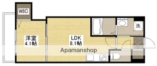 BONHEUR宇品海岸【2階】の間取り