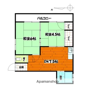 竹山ビル【3階】の間取り
