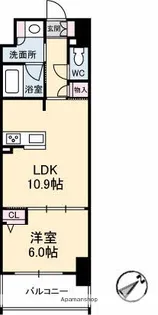 シャーメゾンステージ呉中央【12階】の間取り