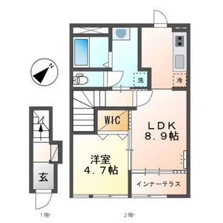 SunSaison3【2階】の間取り