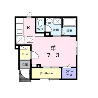 フェアレジデンス【1階】の間取り