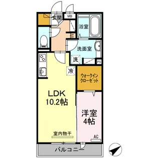 コリーヌ・MONT【3階】の間取り