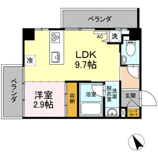 HOUSE TAGAWA【2階】の間取り