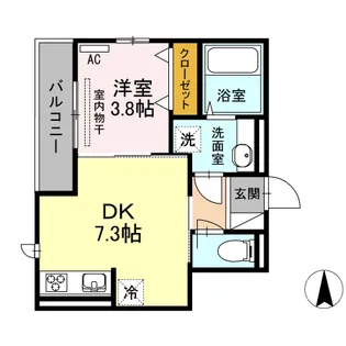 AOIパレス【2階】の間取り