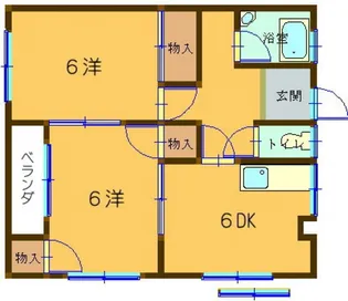 徳本ビル【201号室号室】の間取り