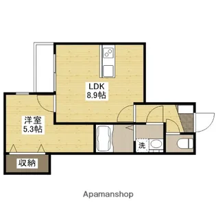 リタリッチ五番館【3階】の間取り