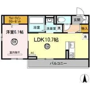 クラウドMR【3階】の間取り