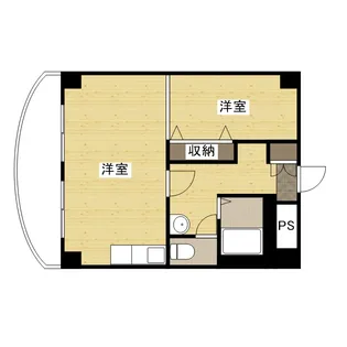 グリーンヴァリィ金光一番館【5階】の間取り