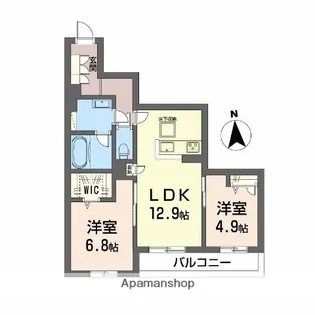 セレーナエルフォ【1階】の間取り