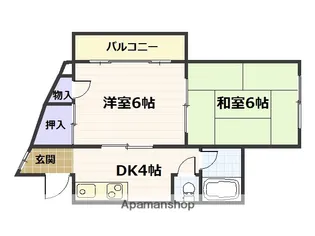 惣田ビル【1階】の間取り