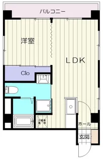 カトレアビル【202号室号室】の間取り