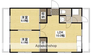 福田ビル【3階】の間取り