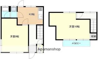 増宮アパート【1階】の間取り