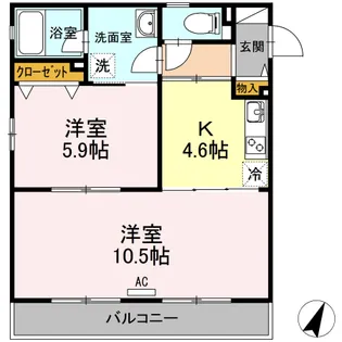 JANOOK【2階】の間取り