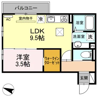 シンフォニア【1階】の間取り