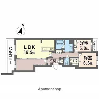 BalloonflowerSouth【3階】の間取り