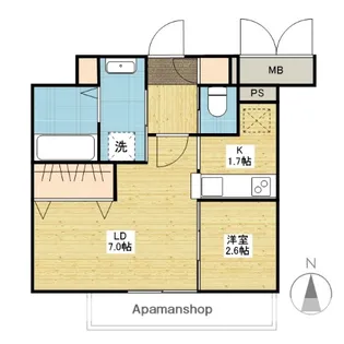 月光鎮守府【7階】の間取り