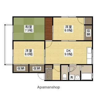 ドミール駅前【2階】の間取り