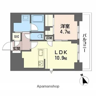 ラヴェール横川【3階】の間取り