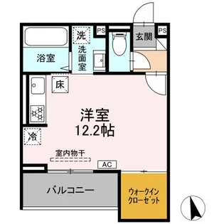 ヒロ・ブランシェ【1階】の間取り