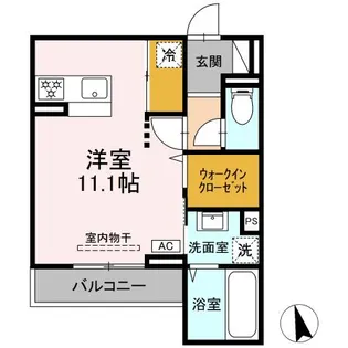 ヒロ・ブランシェ【2階】の間取り