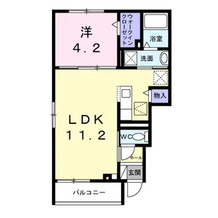 K&N【1階】の間取り