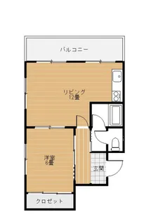 パークハイツ高須【105号室号室】の間取り