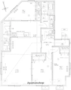 ココメゾン【3階】の間取り