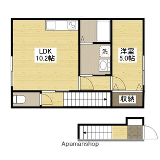 クロッカス落合南【2階】の間取り