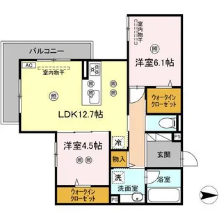 サンドルフ高須II番館【3階】の間取り