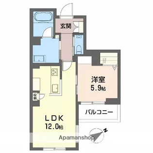 ALLUME【2階】の間取り